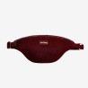 Sac Banane L Sasha velours côtelé bordeaux - Hindbag